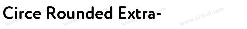 Circe Rounded Extra字体转换